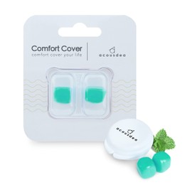 New Noise Cancelling Ear Plugs Acousdea Cooling Reusable Moldable Silicone Ear Plugs, Waterproof, Suitable for Camping, Outdoor Activities, Noise Cancelling up to 40 dBSPL,1 Pair