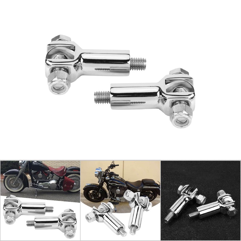 1 Pair Passenger Foot Pegs Support Mount Clevis Kit for