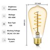 12V LED Edison Bulbs 40W Equivalent, Low Voltage 4W Vintage