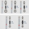TAMUME Double Sided Stainless Steel Measuring Spoon Set of 5
