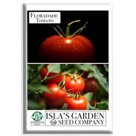 Floradade Tomato Seeds for Planting, 300+ Heirloom Seeds Per Packet, (Isla's Garden Seeds), Non GMO Seeds, Botanical Name: Solanum lycopersicum, Great Home Garden Gift