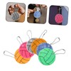 Outanaya 6pcs Reflective Volleyball Keychain Versatile Pendant for Backpacks Gym