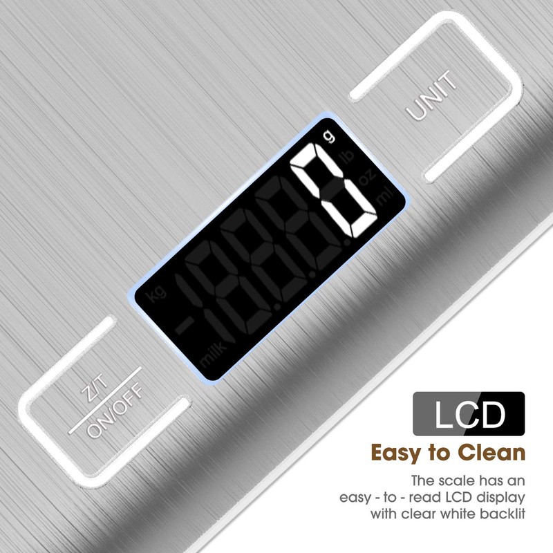 Mik-Nana Food Scale, 22lb Digital Kitchen Scale Weight Grams and