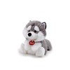 Trudi Husky Plush, Grey/White – Soft and Cuddly Fluffy Husky