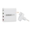 53W 4 Port Mobile Phone Charger 20W PD QC3.0 Fast