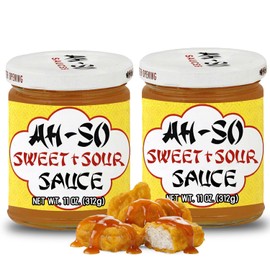 Ah-So Sweet & Sour Sauce – 2 Pack (2 × 11 oz Jars) | Classic Sweet-Tangy Dipping Sauce for Egg Rolls & Appetizers; Great Marinade & Glaze for Chicken, Pork & Wings.