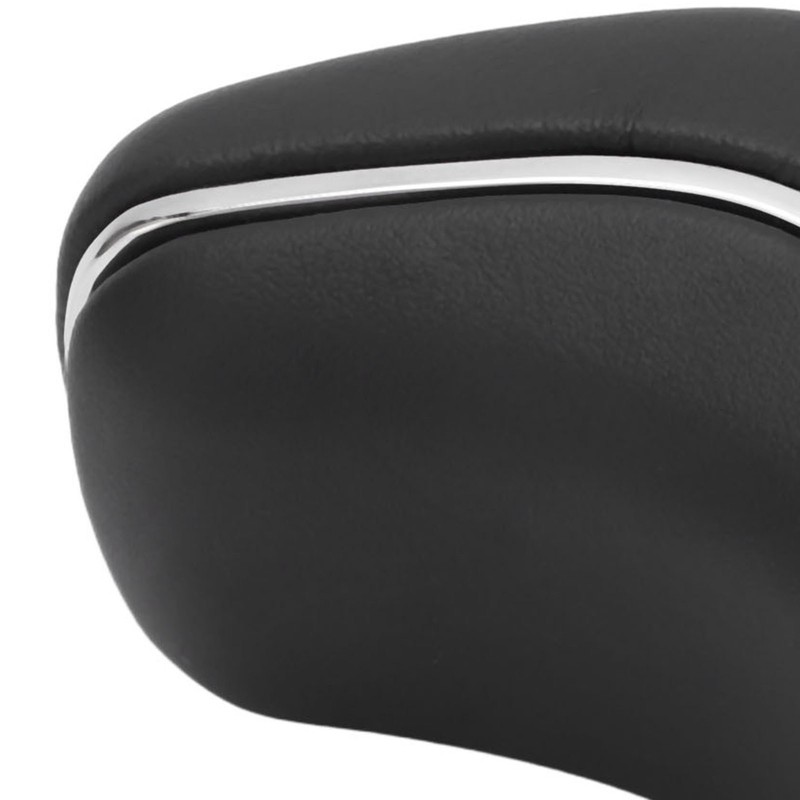 Car Automatic Gear Shift Knob Matt Black Artificial Leather Glossy