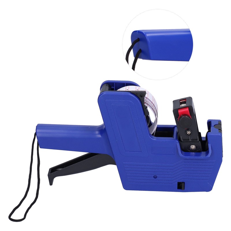 Price Tag Gun Coding Machine 8 Digits with 10pcs White