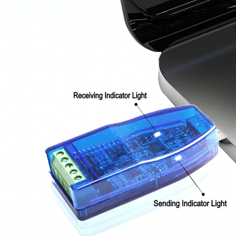 JZK USB to RS485 RS422 Converter Adapter with Indicator Light