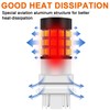 3157 BAY15D Strobe Flash Blinking Reverse Lights LED Bulbs with