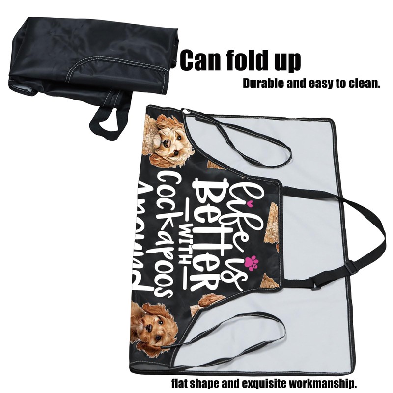 PXTIDY Cockapoo Dog Kitchen Apron Life Is Better with Cockapoos