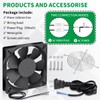 WDERAIR Small 120mm x 25mm EC 4 Inch Brushless Cooling