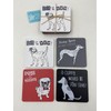 KandyToys Coaster Set ~ Set of 4 Wood Coasters ~