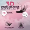 Mayhug DIY Eyelash Extensions, 144 Pcs Lash Clusters, Cluster Lashes,