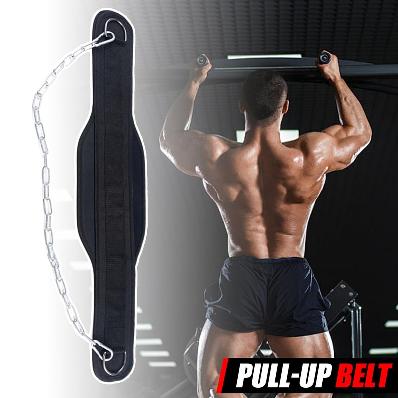 Dip Belt,Weighted Lifting Belt with Steel Chain | Bodyweight Exercises