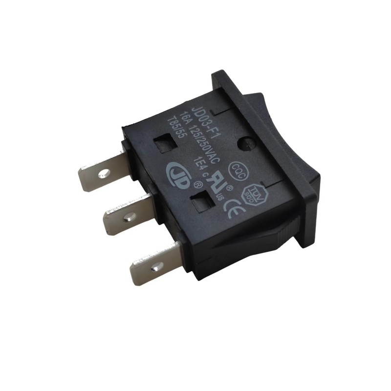 1pcs KCD4-3NC 3 Pins 3 Positons Double Side Momentary in-Out