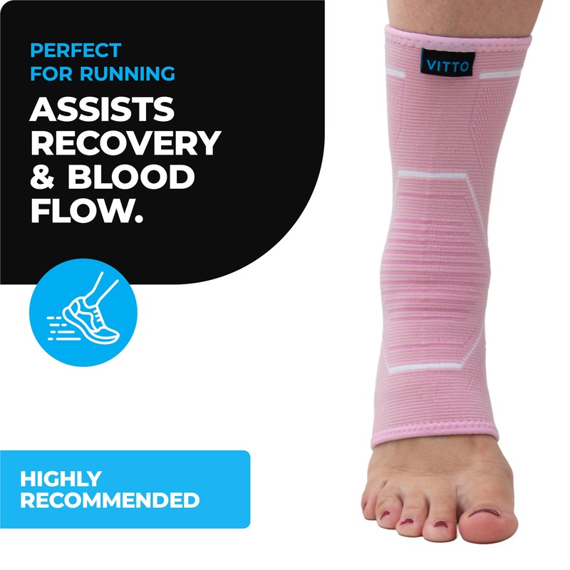 VITTO VITTO Ankle Support for Sprained Ankle, Arthritis, Joint Pain,