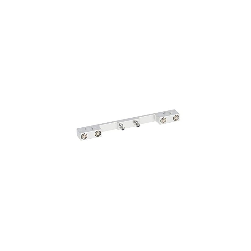 Luggage Rack License Plate Holder Silver for Simson S50 S51