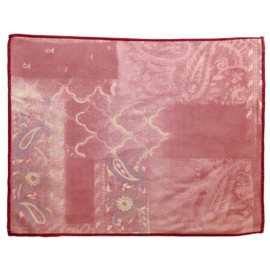 Calabria 6 Pack Microfiber Cleaning Cloth Pink Fuschia Paisley Print Cleans Eyeglass Lens TV Phone Screens Camera Sunglasses