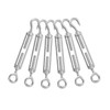 DOUSYU M5/M6 Turnbuckle, Set of 6, Stainless Steel Wire Parts,
