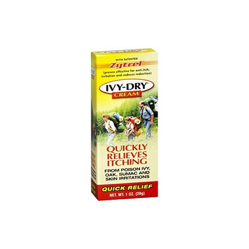 Ivy Dry Quickly Relieves Itching Cream 1 oz (4 Pack)