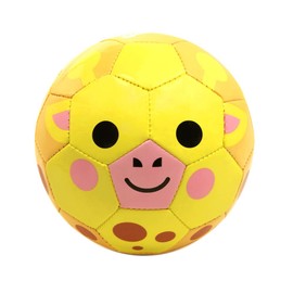 Daball Kid and Toddler Soccer Ball - Size 1, Pump and Gift Box Included (Jim, The Giraffe)
