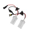 2Pcs Auto Headlight Bulb Headlamp Xenon HID 100W 8000K H7