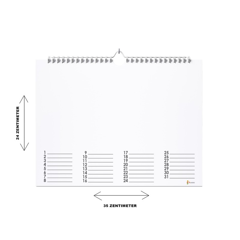 Huurdies ® - German Cities Birthday Calendar - 35 x