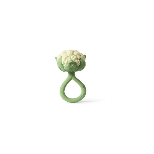 Oli & Carol Cauliflower Teething Rattle Toy