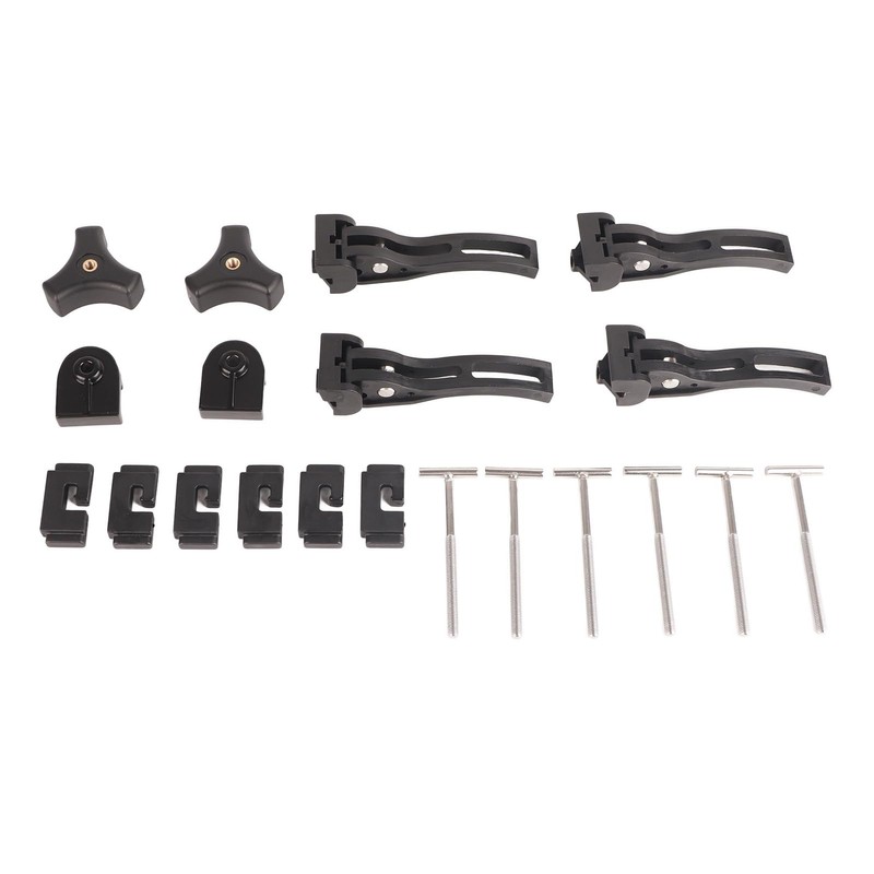 Ausla Universal Aluminum Clamp Set for Hard Trifold Tonneau Cover,