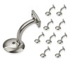 ZAUYX 10 Pack 3 Inch Brushed Satin Nickel Handrail Stair