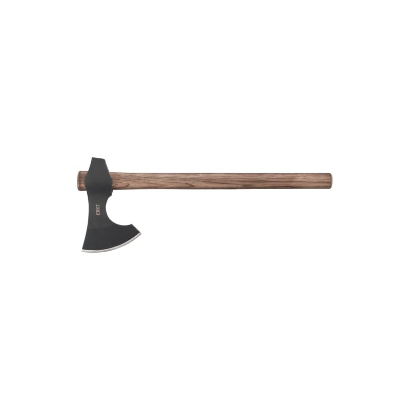 CRKT Berserker Axe: Two Handed Outdoor Axe, Forged 1055 Carbon