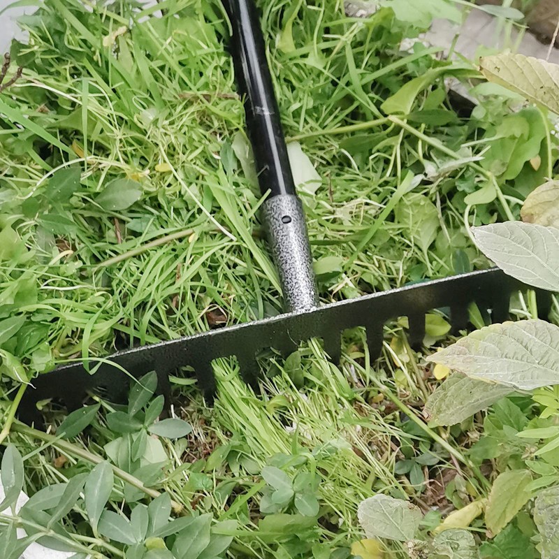 14-Tine Rakes for Lawns Heavy Duty Metal Replacement Rake Head