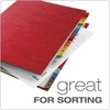 Pendaflex Expanding Desk File, Alphabetic (A–Z), Letter Size, Red, Each
