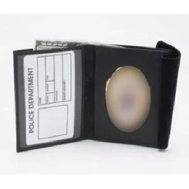 D&K-15 Traditional Bi-fold Badge and ID Wallet CUTOUT# DK215 Star 6pt BH1989