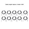 10Pcs Temperature Sensor Probe NTC Thermistor Temp Transducer Cold Pressed