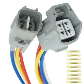 Micarun Pair 4 Wires Electronic Fuel Injection EFI Throttle Position Sensor Connector Wiring Harness Pigtail Plug For Lexus IS 300 IS300 GS300 GS430 LS430 SC430 2JZGE 1995-2007 22030-46220 22060-46070
