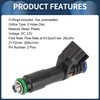 INFINAUTO Fuel Injector, Engine Fuel Injection Nozzle No.5C3Z-9F593-DC for FORD