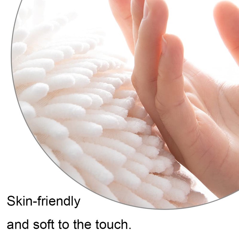 WELOSUER Hand Towel Chenille Fuzzy Ball Towel Creative Hand Dry