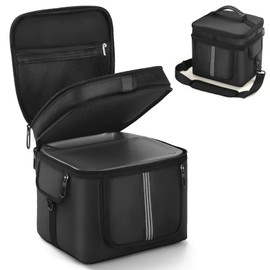 Carrying Case Compatible with ECOFLOW River 2 Pro/River 2 Max 500, River 2 Pro Bag with Storage Pockets & Shoulder Strap, Portable Protective Case for Power Station, Camping, Outdoor Adventures​