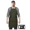 DFACKTO Canvas Chef Apron – Cross Back Straps Mens Apron