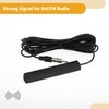 Partuto 1 Pc Universal Hidden Windshield Signal Antenna Car Truck