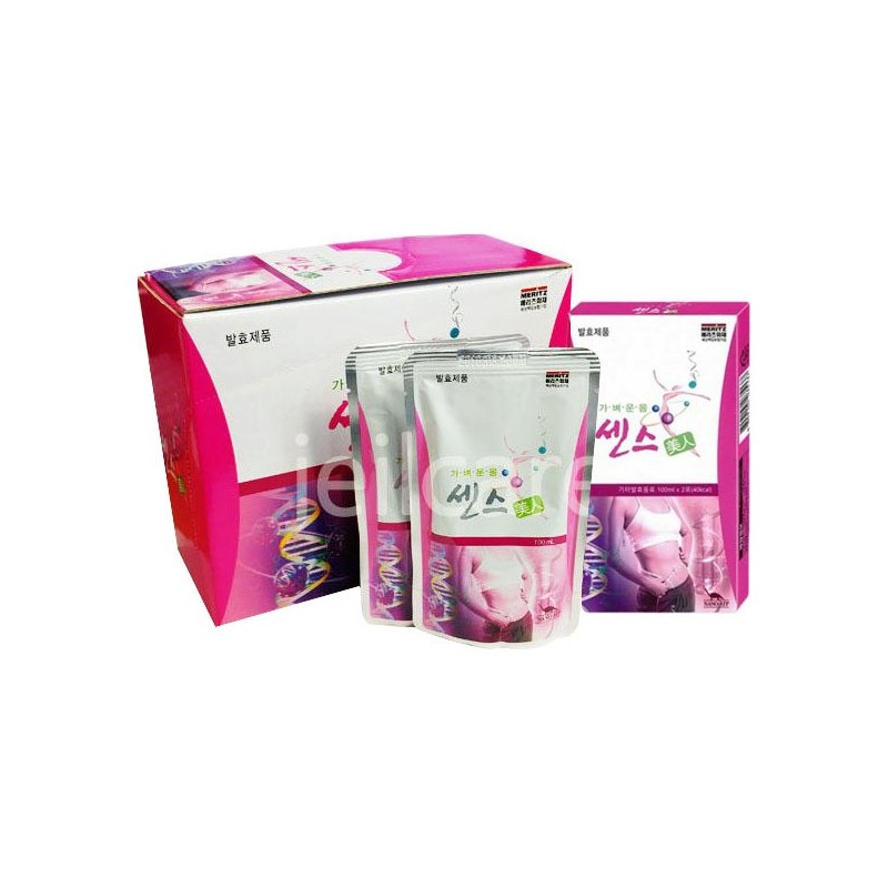 센스미인 파우치 100ml x10포/푸룬/식이섬유/유산균 Sensmein Pouch 100ml x10 Packs /