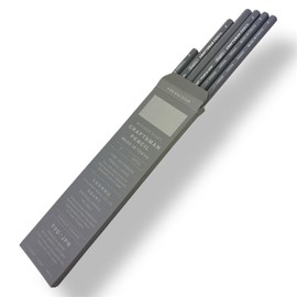 Japanese Craftsman Pencil 6Piece Set, HB Graphite Core, Master-Crafted Japanese Pencils