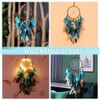 Dream Catcher, Blue Tree of Life with Feathers Dreamcatcher Wall