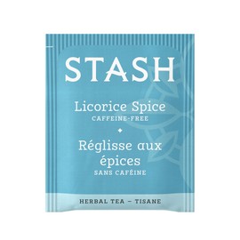 Stash Tea Licorice Spice Herbal Tea, 20 Count Box of Tea Bags Individually Wrapped in Foil (packaging may vary), Naturally Sweet Herbal Tisane, Zero Caffeine, Drink Hot or Iced