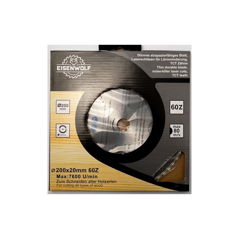 200 x 20 mm saw blade, circular saw blade for