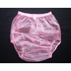 Haian Adult Incontinence Pull-on Plastic Pants 3 Pack (3X-Large, Transparent