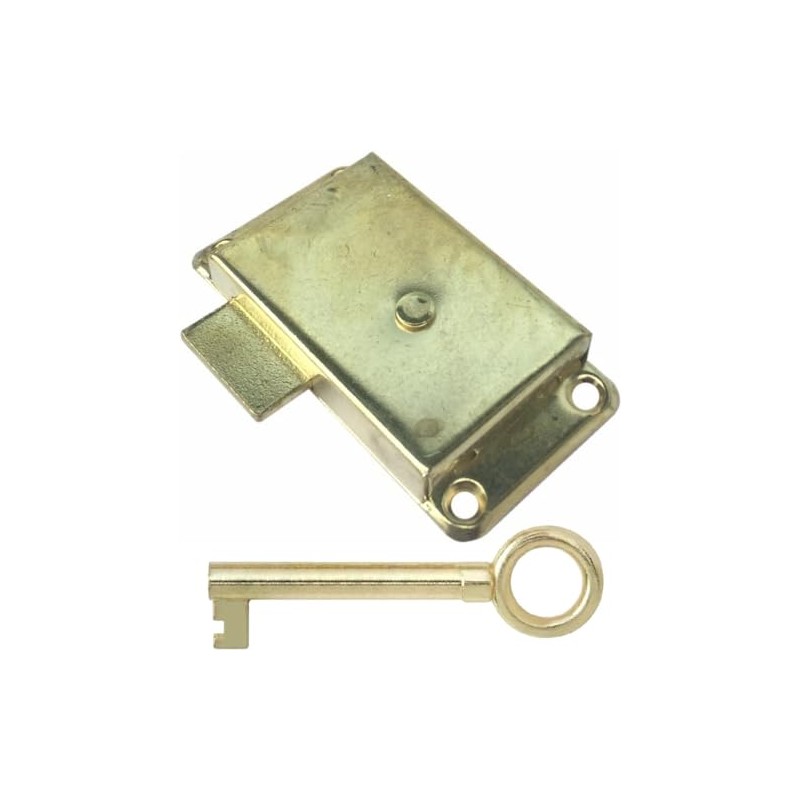 Dzina Wardrobe Cupboard Drawer Cabinet Door Lock and Key 50MM