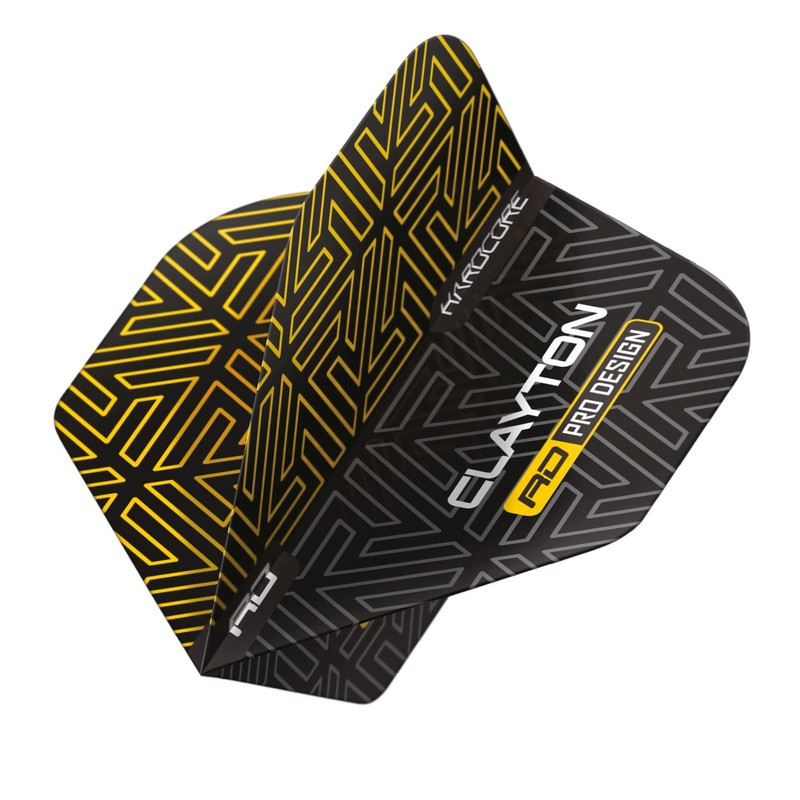 RED DRAGON Jonny Clayton Hardcore Premium Gold & Black Dart